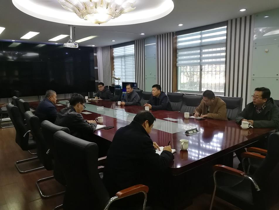 济南市长清区副区长丁勇来山东星空官方开户集团调研